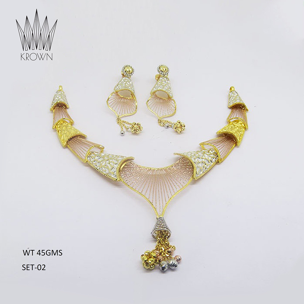 Necklace-set-made-with-textured-pieces-and-combination-of-cutting-wires-and-beads-gives-a-classic-look.PRODUCT-CODE-SET-02-wt-45gms22ct-can-be-made-in-18kt..jpg